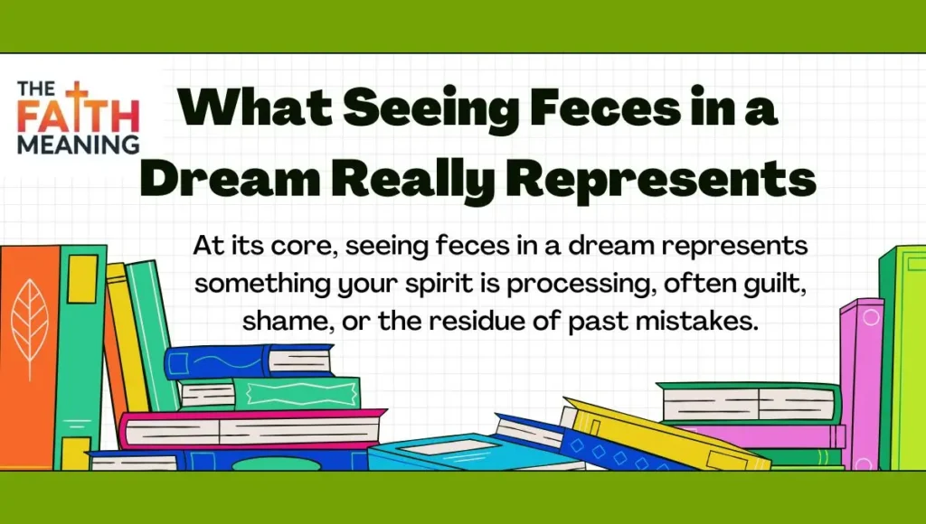 What Seeing Feces in a Dream Really Represents