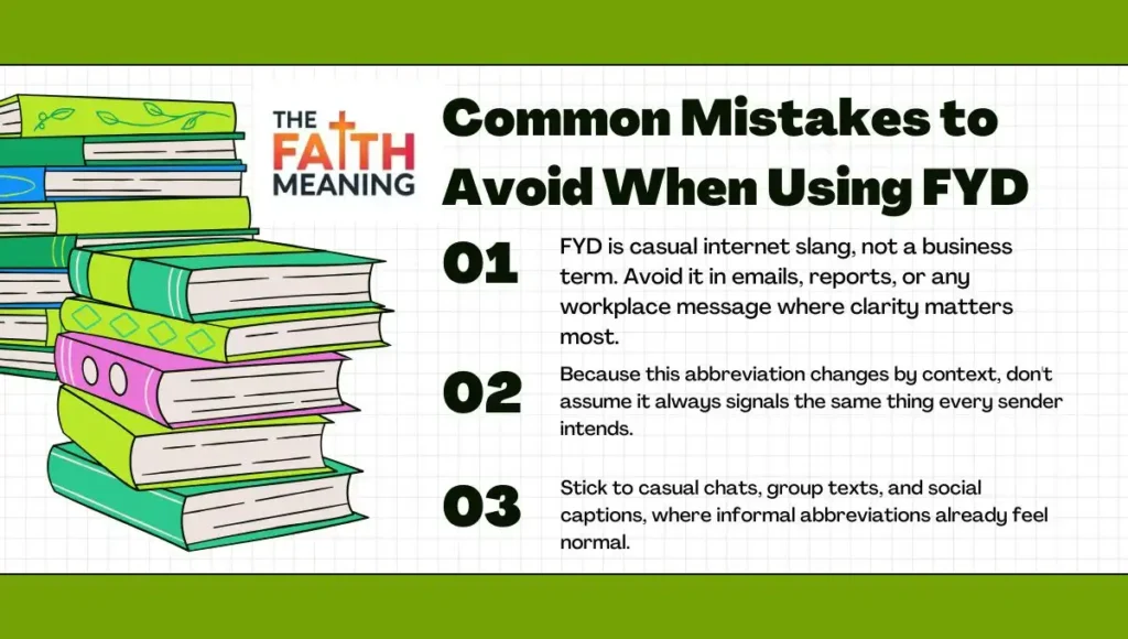 Common Mistakes to Avoid When Using FYD