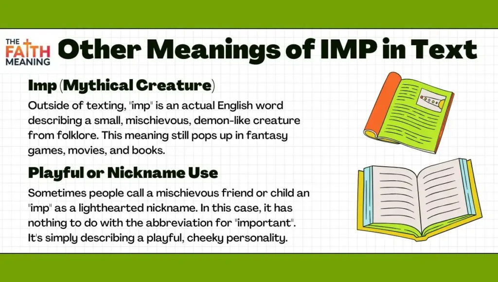 Other Meanings of IMP in Text