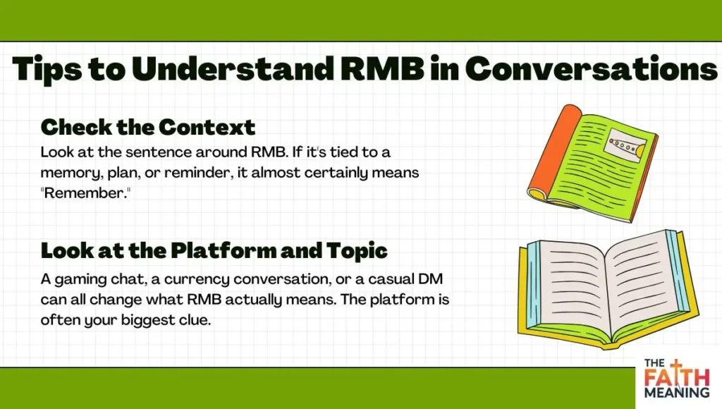 Tips to Understand RMB in Conversations