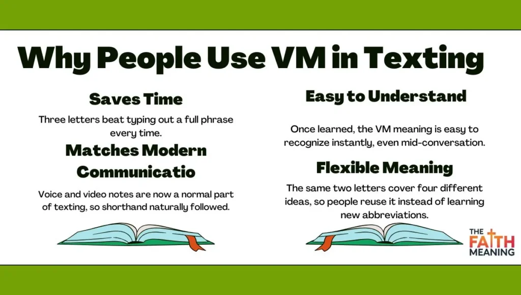 🧾 Why People Use VM in Texting