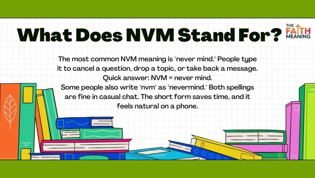 What Does NVM Stand For?