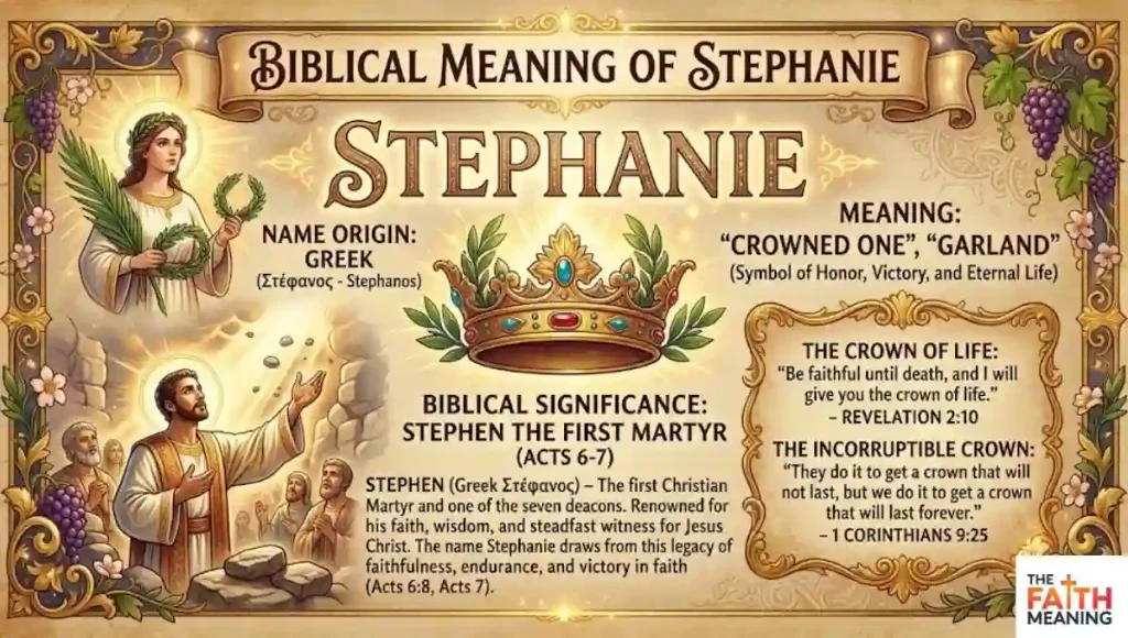 Biblical Meaning of Stephanie