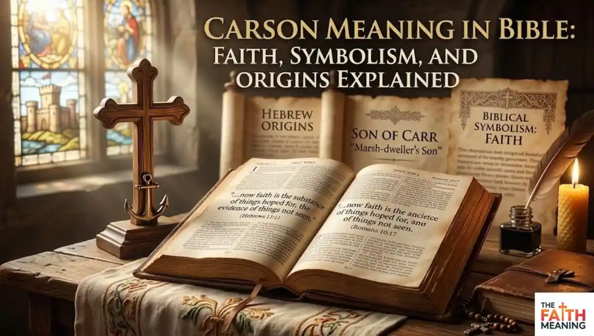 Carson Meaning in Bible: Faith, Symbolism, and Origins Explained
