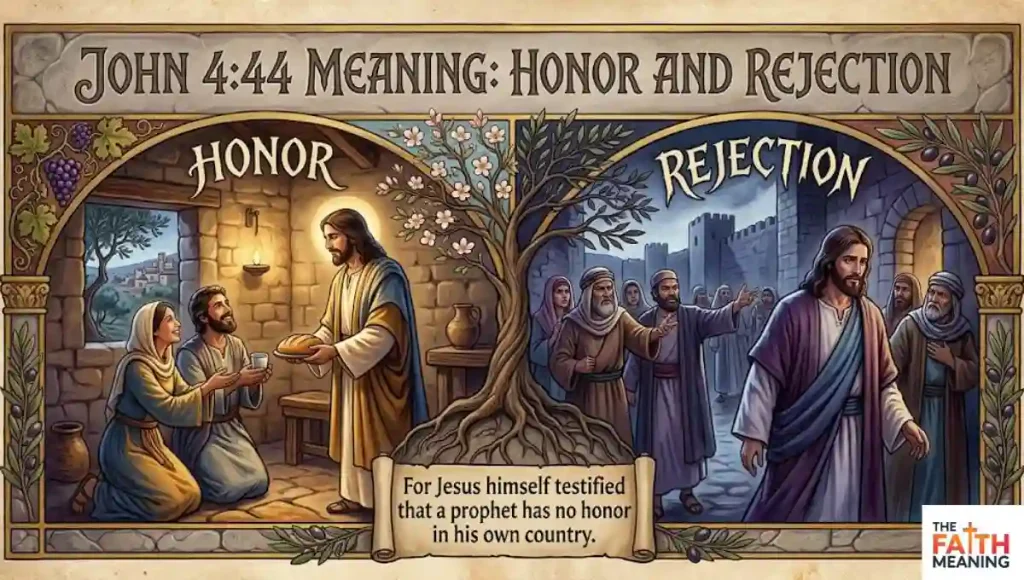 John 4:44 Meaning: Honor and Rejection