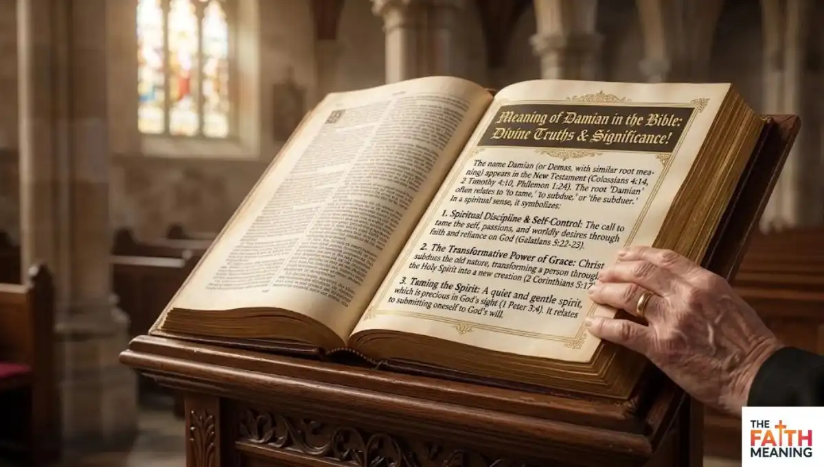 Meaning of Damian in the Bible: Divine Truths & Significance!