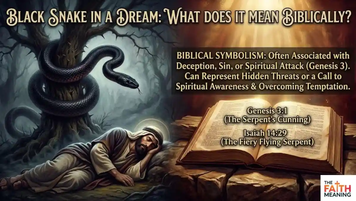 Black Snake in a Dream: What Does It Mean Biblically?