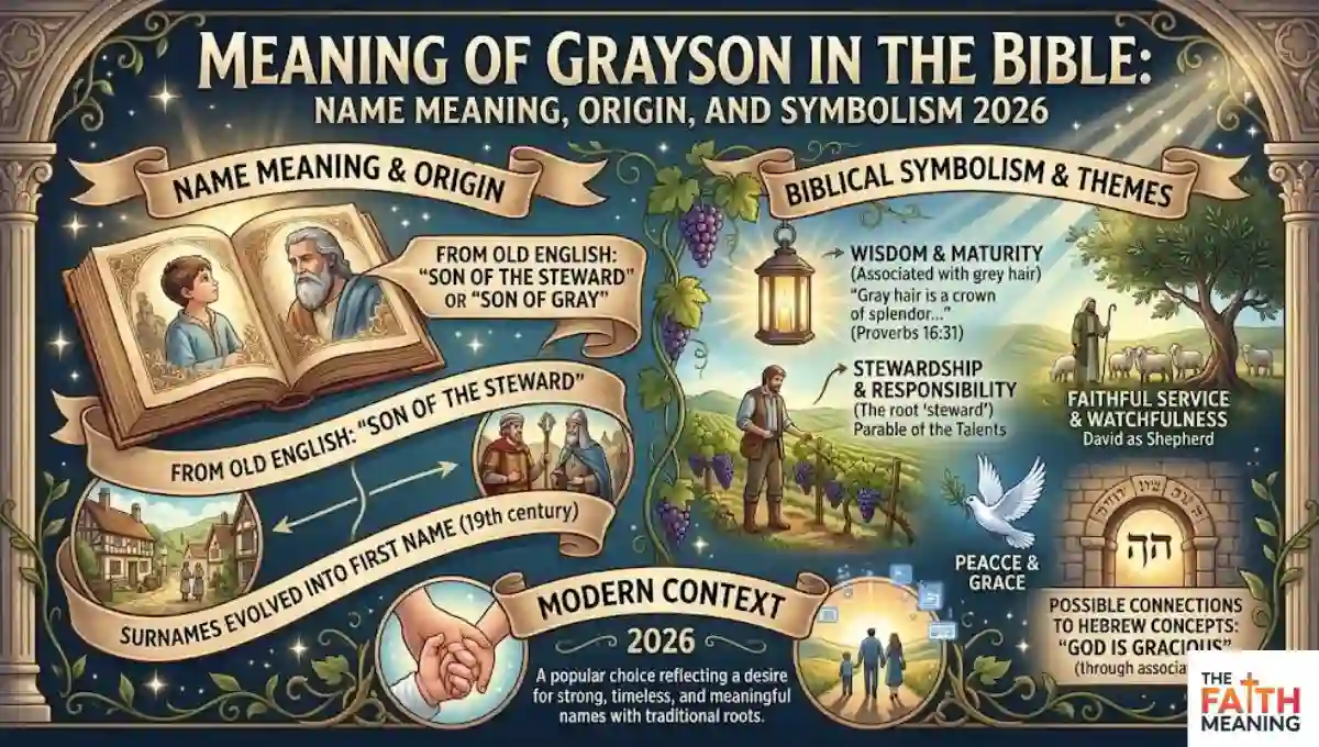 Meaning of Grayson in the Bible: Name Meaning, Origin, and Symbolism 2026