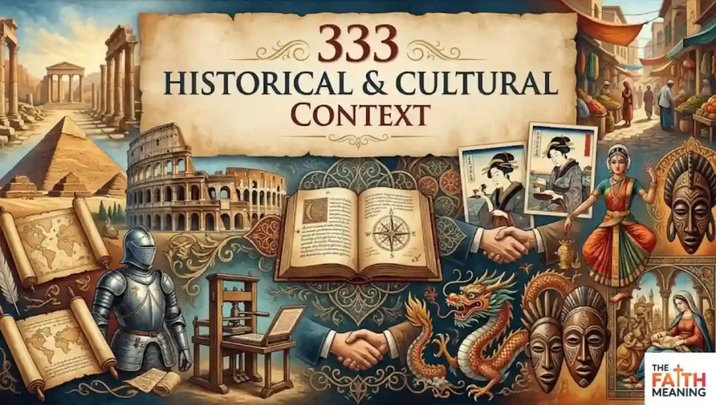 333 Historical & Cultural Context