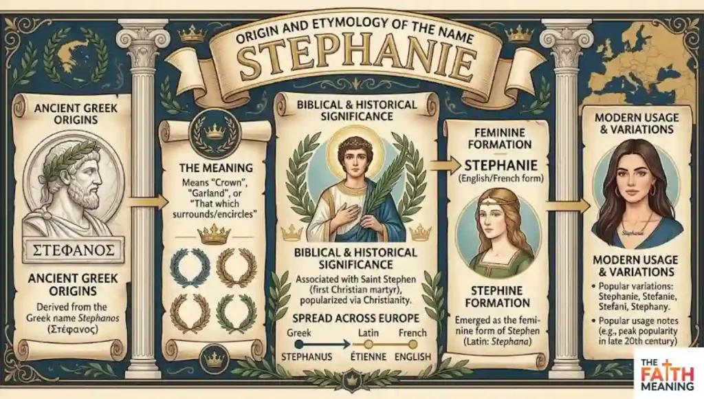 Origin and Etymology of the Name Stephanie