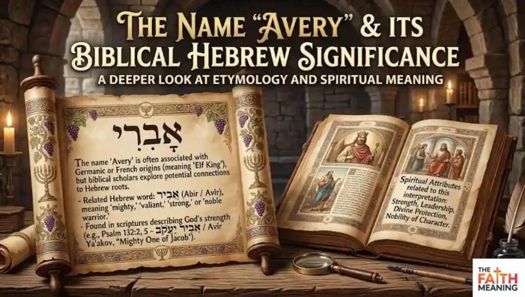 Avery Meaning in Bible Hebrew