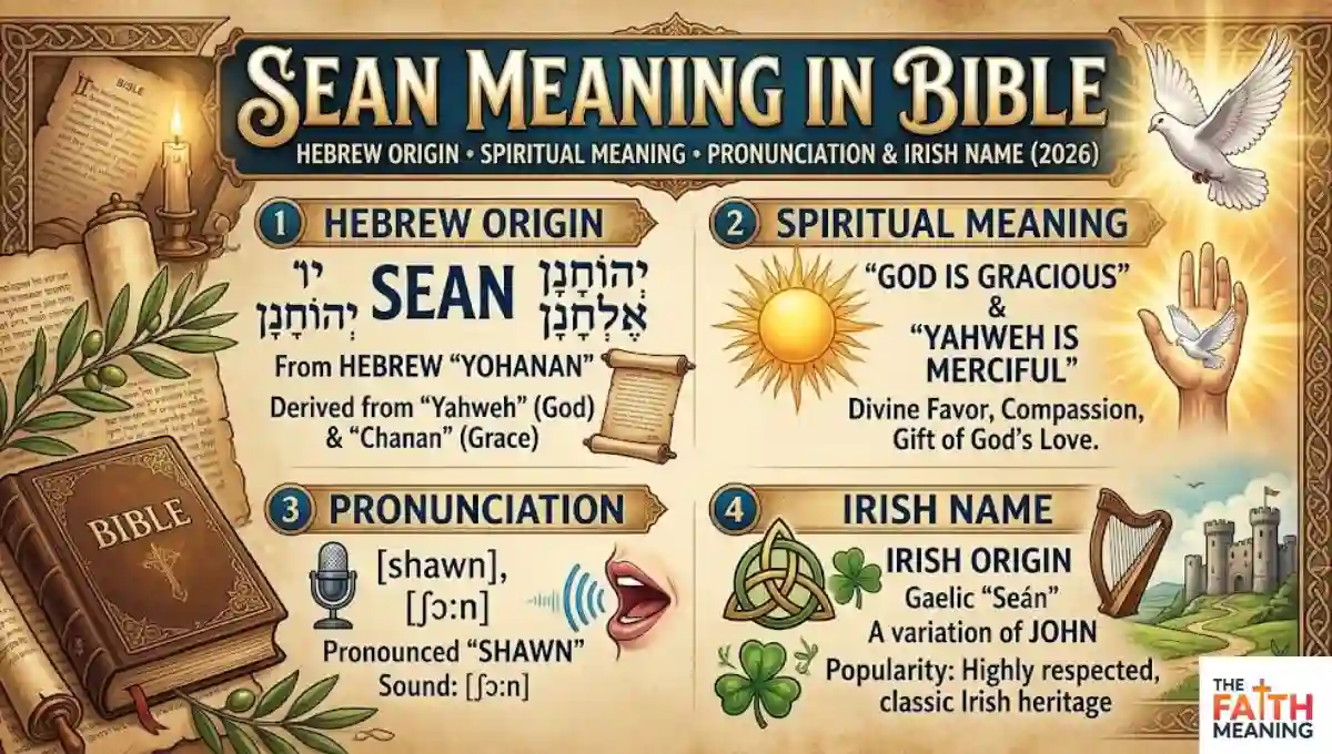 Sean Meaning in Bible: Hebrew Origin, Spiritual Meaning, Pronunciation & Irish Name 2026