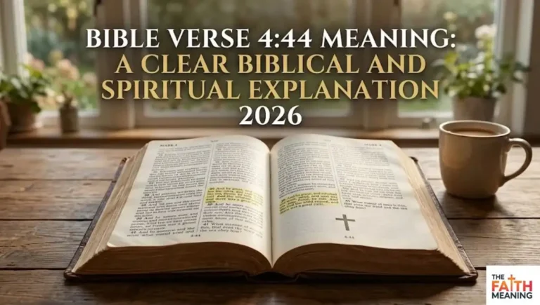 Bible Verse 4:44 Meaning: A Clear Biblical and Spiritual Explanation 2026