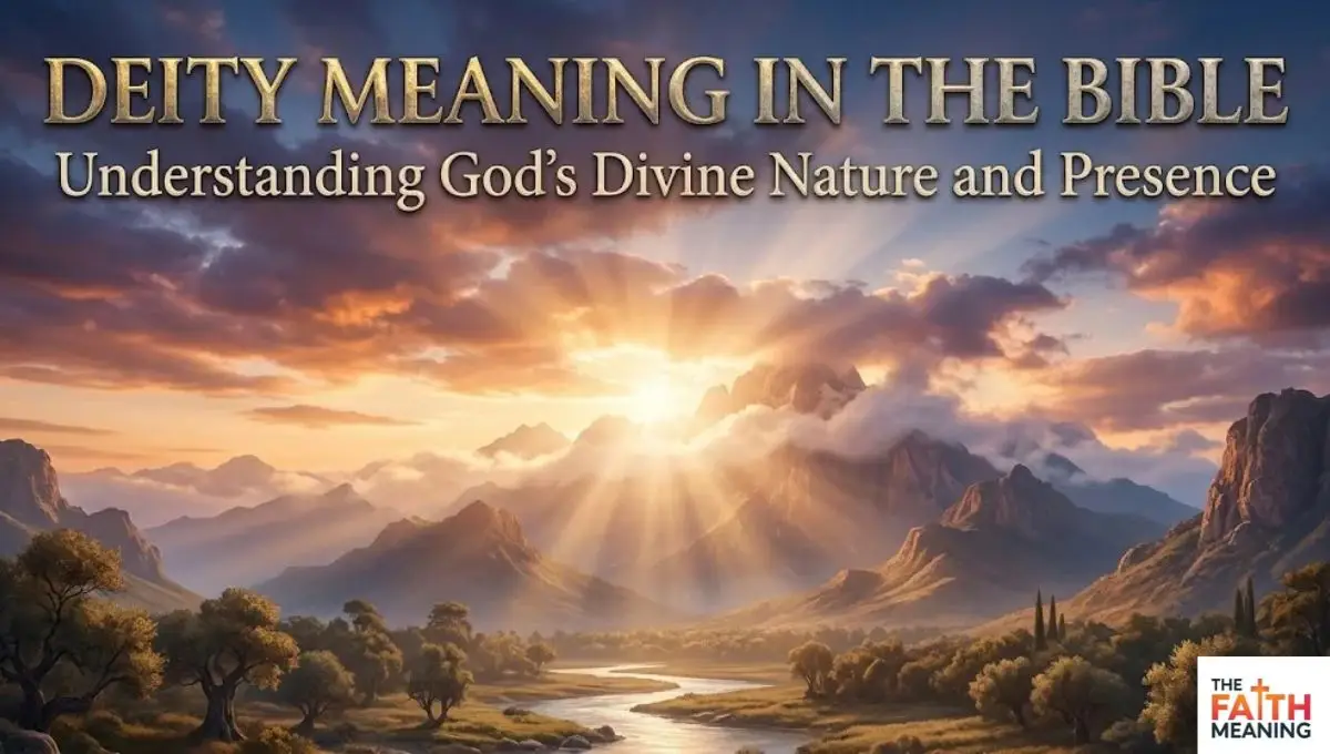 Deity Meaning in the Bible: Understanding God’s Divine Nature and Presence