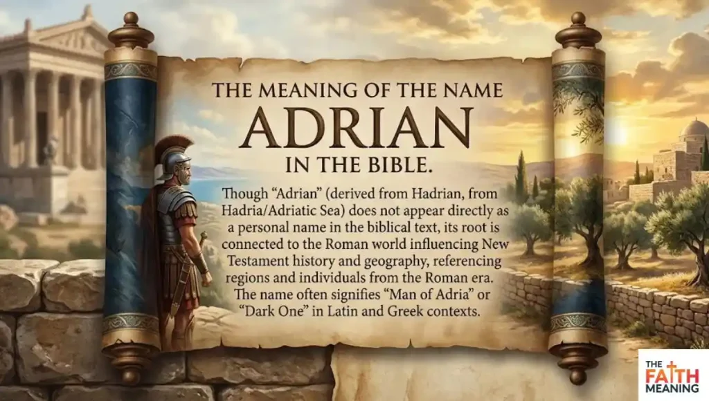 The Meaning of the Name Adrian in the Bible