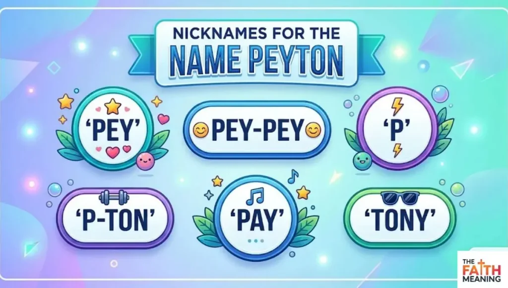 Nicknames for the Name Peyton