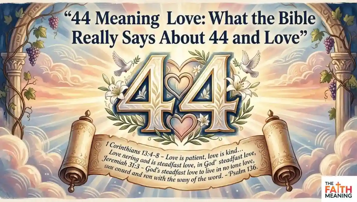 44 Meaning Love: What the Bible Really Says About 44 and Love