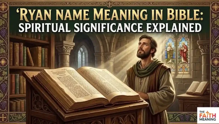 Ryan Name Meaning in Bible: Spiritual Significance Explained