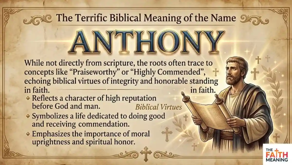 The Terrific Biblical Meaning of the Name ANTHONY