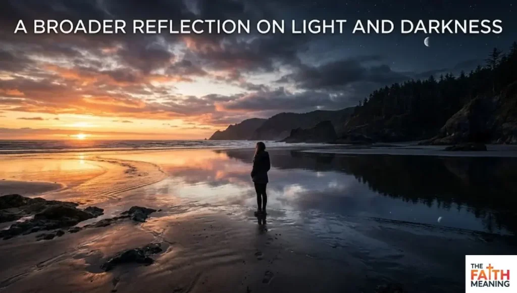 A Broader Reflection on Light and Darkness