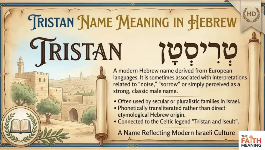 Tristan Name Meaning in Hebrew