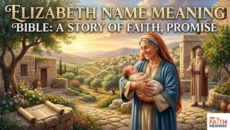 Elizabeth Name Meaning Bible: A Story of Faith, Promise