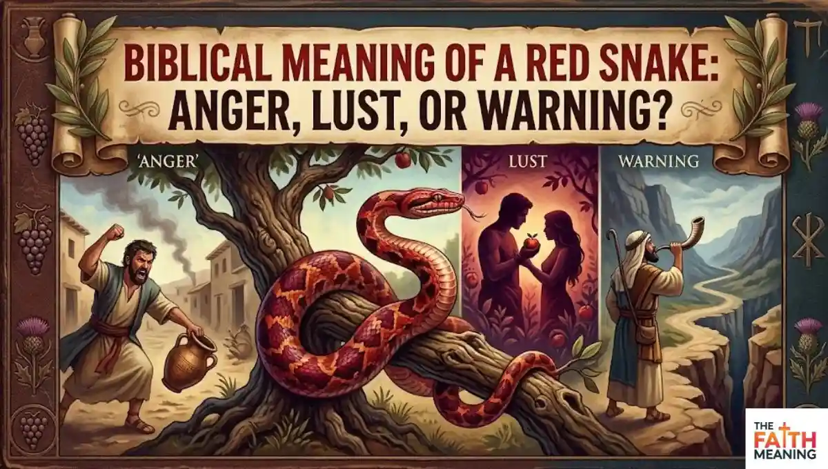 Biblical Meaning of a Red Snake: Anger, Lust, or Warning?