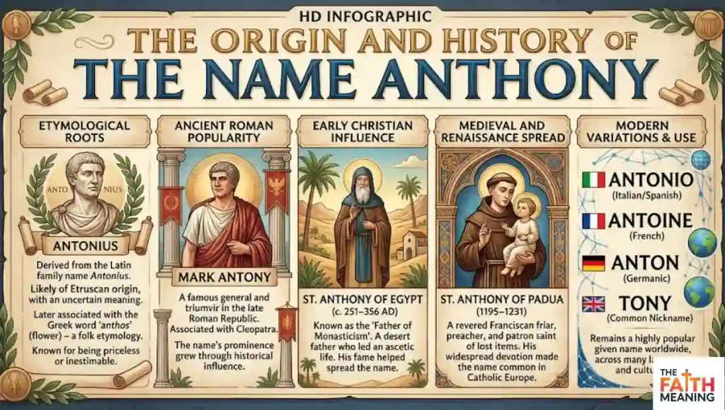 The Origin and History of the Name Anthony